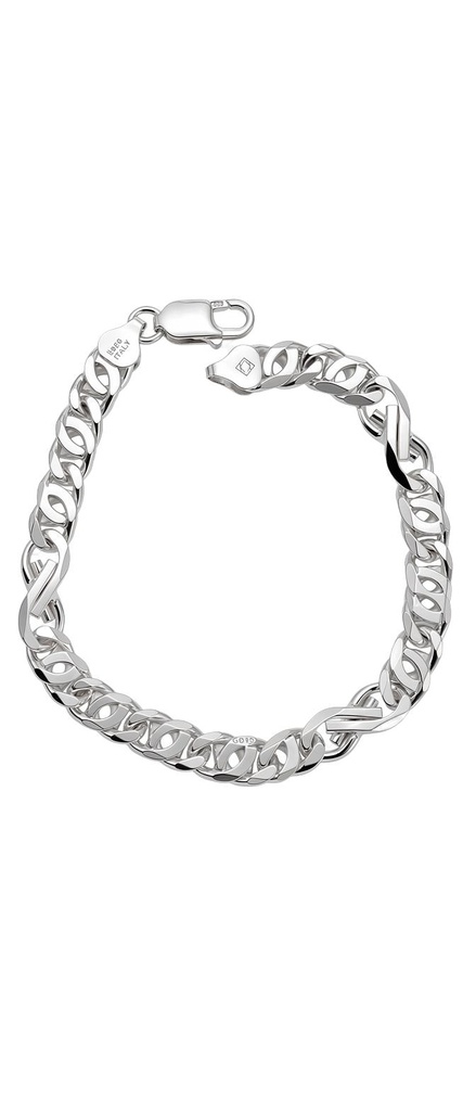 Twisted Curb Link Chain Bracelet
