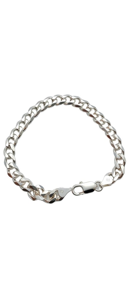 Classic Flat Curb Chain Bracelet