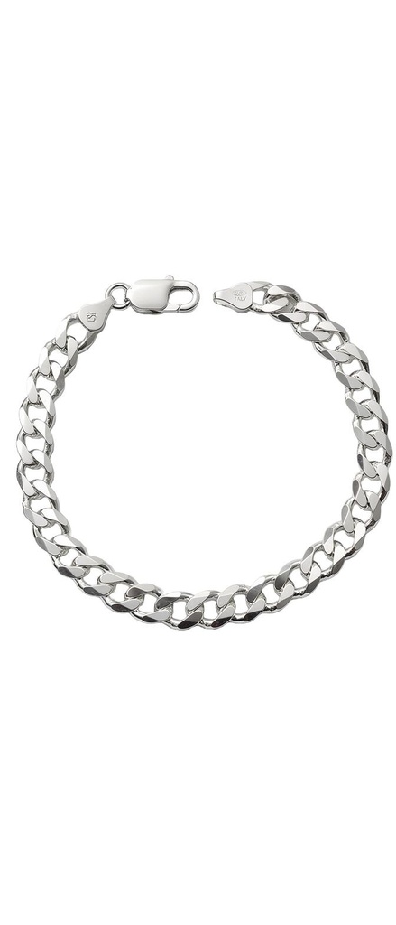 Sterling Silver Curb Chain Bracelet
