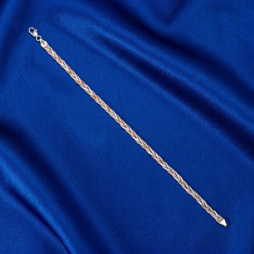 [CBR0121] Twisted Rope Chain Bracelet