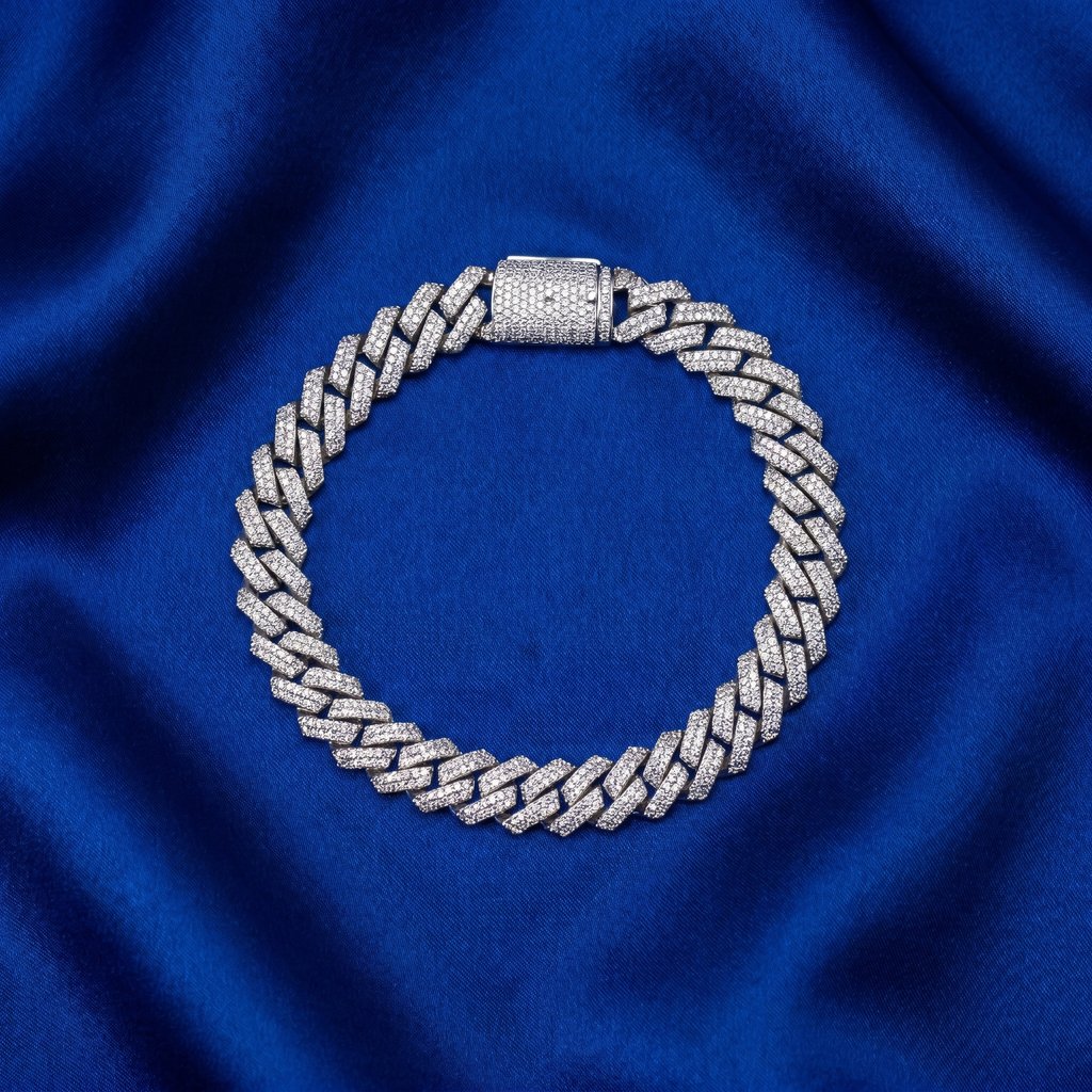 [CBR0473] Iced Out Cuban Link Bracelet