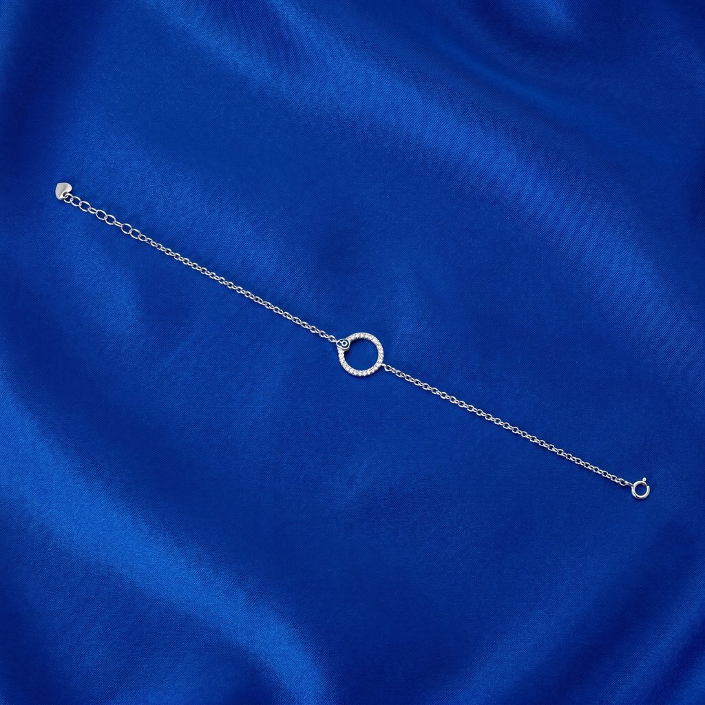 [CBR0637] Open Circle Karma Bracelet