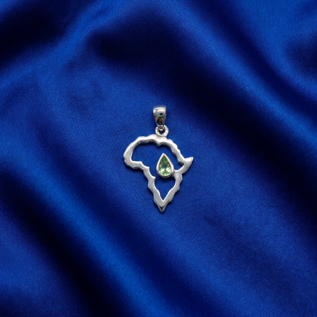 [A32] Tsavorite Africa Pendant