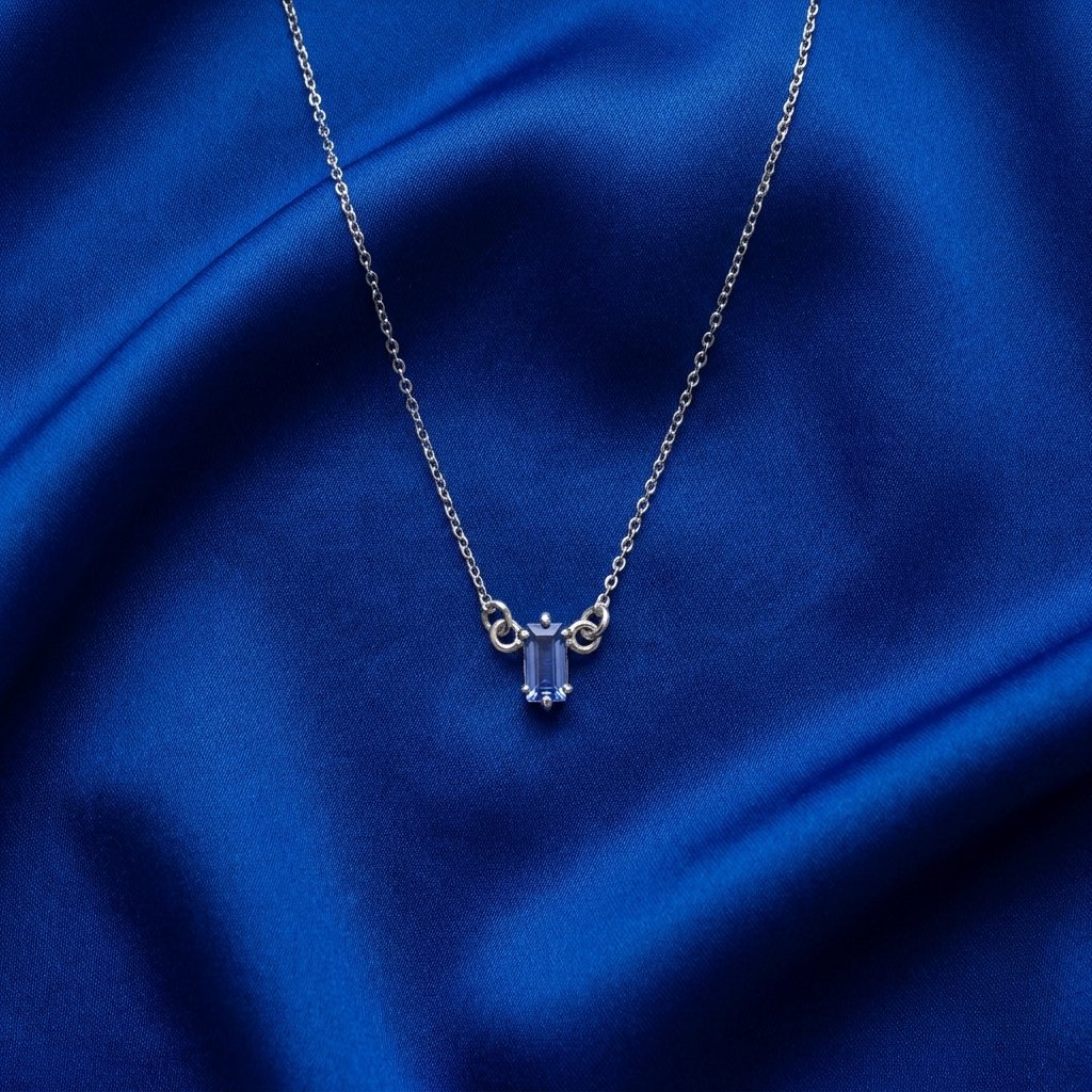 [A1] Tanzanite Triple Drop Necklace