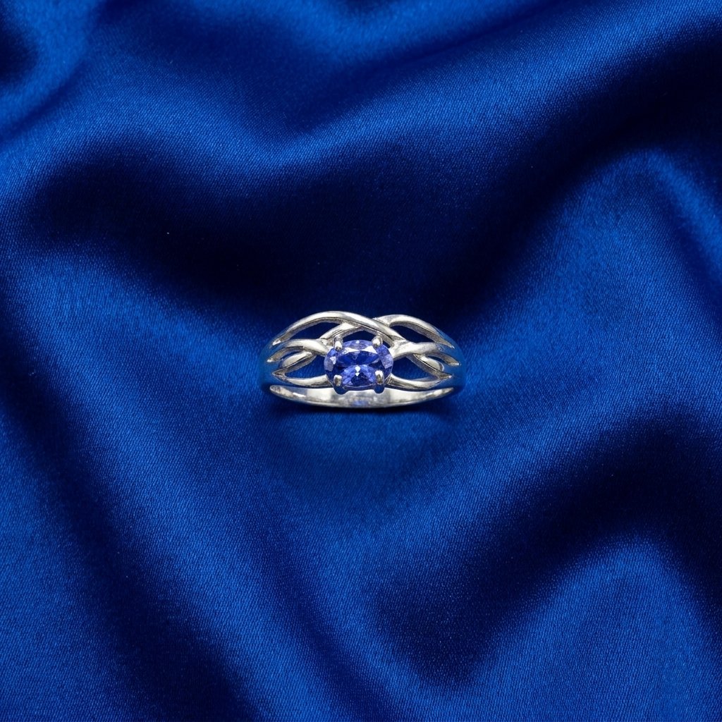 [A22] Tanzanite Celtic Knot Ring